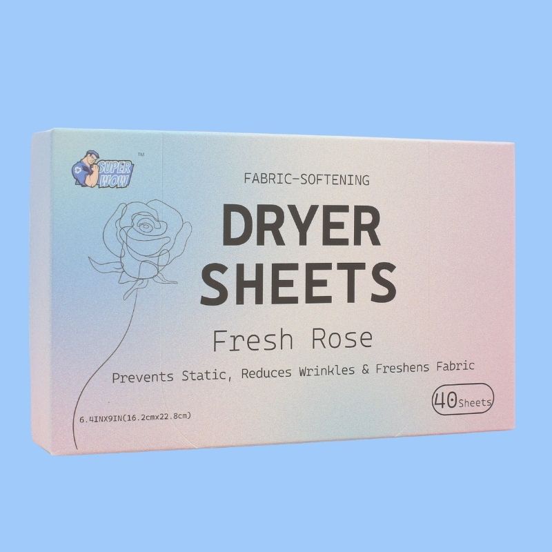 Fresh Rose 40ct - Personalized Brand Fabric Softener Dryer Sheets  OEM