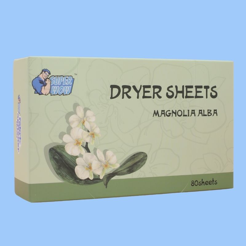 Magnolia alba 80ct - Personalized Brand Fabric Softener Dryer Sheets OEM